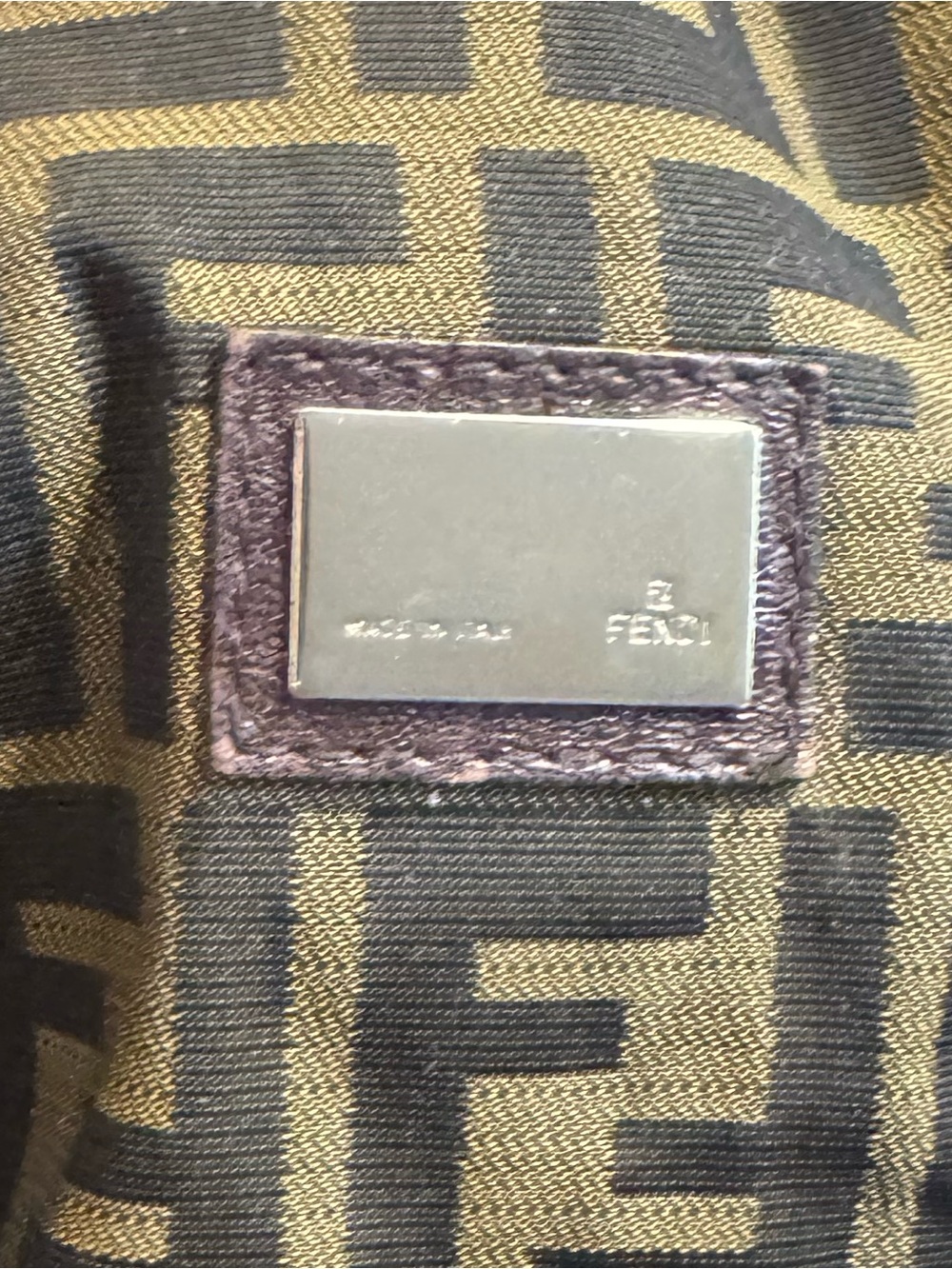Fendi Spy Bag Braided Handle Brown Leather Shoulder Bag - Picture 9 of 11
